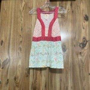 C Keer from Anthropologie Smocked Tank, Size Medium